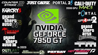 GeForce 7950 GT in 2023  Test in 18 Games [upl. by Ydac]