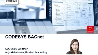 Webinar CODESYS BACnet E [upl. by Nnylirej]