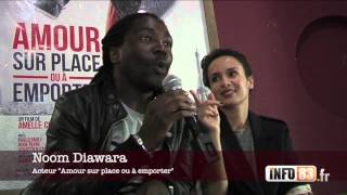 Rencontre avec Amelle Chahbi et Noom Diawara pour quotlamour sur place ou à emporterquot [upl. by Maximilianus877]