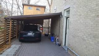 How We Built a Nice Looking Inexpensive Carport off our Brick Home [upl. by Pohsib]