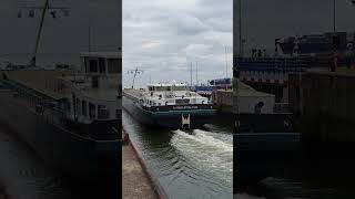 Vlissingen Netherlands Boatlock TravelwithHugoF boatlock sluicebox sluice sluis [upl. by Josie]