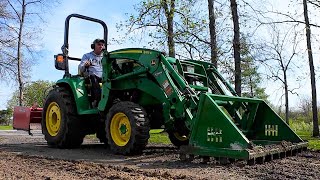 Volunteering with Tractors Baseball Field Reno Driveway Repair amp Mulching a Forest Fitness Course [upl. by Atinas]