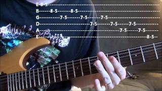 Pentatonic Endurance part 1 with tabs [upl. by Tully31]