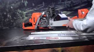 The chainsaw guy shop talk professional chainsaw bars Husqvarna 372 XP Stihl [upl. by Mandeville]