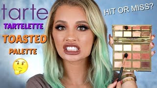 TARTE COSMETICS TARTELETTE TOASTED EYESHADOW REVIEW  TUTORIAL [upl. by Dlonra432]