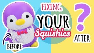 Squishy Makeovers Fixing Your Squishies 20 [upl. by Ecnarret]