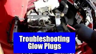 Troubleshooting Glow Plugs on a 3Cylinder Diesel [upl. by Eivets]