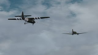 BFL8091  Horsa Glider Pickup at Netheravon [upl. by Notserc]