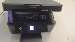 Epson Expression Home XP3100XP3105 How to ChangeReplace Ink Cartridges [upl. by Razec]