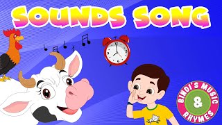 Sounds Song  Clock goes tik tok  Rhymes for children  Bindis Music amp Rhymes [upl. by Enitsenrae113]