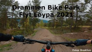 Drammen Bike Park  Flytløypa 2021 [upl. by Namref]