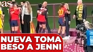 NUEVA TOMA del BESO de RUBIALES a JENNI HERMOSO  ESPAÑA MUNDIAL FÚTBOL FEMENINO  Diario AS [upl. by Akkin]