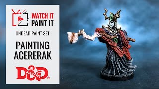 How to Paint Acererak  The Army Painter  DampD Nolzurs Marvelous Pigments Undead Paint Set [upl. by Balac599]