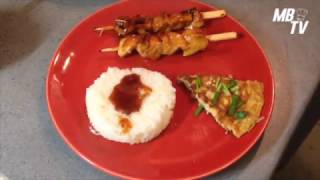 RECETTE DE BROCHETTES DE POULET YAKITORI [upl. by Chesnut845]