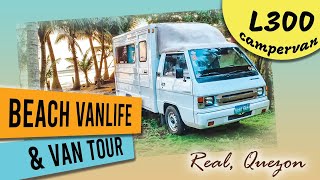 Beach Vanlife in Real Quezon  L300 Campervan Tour  Support Local  Vanlife Family  Vanlife PH [upl. by Sawtelle746]