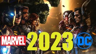 PRÓXIMOS FILMES DA MARVEL E DC ATÉ O FINAL DE 2023 [upl. by Hunter]