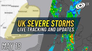 UK Storms Live Updates  May 18 2022 [upl. by Aryek]