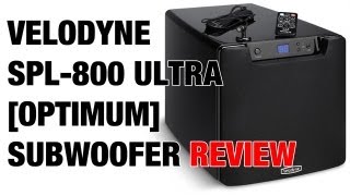 Velodyne SPL800 Ultra  Optimum8  Subwoofer Review [upl. by Ossy89]