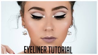 WINGED EYELINER TUTORIAL [upl. by Fishback846]