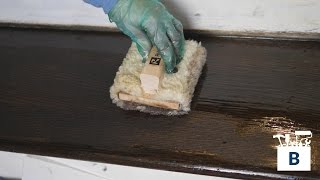 How to Refinish Wood Stairs  Polyurethane Finish [upl. by Eelidnarb]