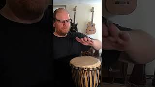 Djembe mit und ohne FingerPercussion  LP442F amp Schlagwerk FJ 20 [upl. by Quickman]