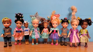 Crazy hair day  Elsa amp Anna toddlers at school  Barbie dolls [upl. by Barbee584]