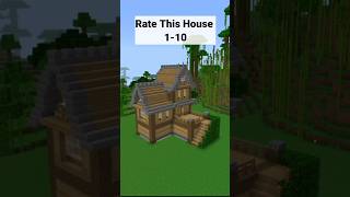 MINECRAFT EASY HOUSE BUILD TUTORIAL 👍😱😍 minecraft shortsfeed [upl. by Arreyt]