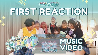 【Aqu♡rius】RACKETBALL  MV First Reaction Video【Original Song】 [upl. by Palmira235]