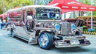 Custom Jeepney Car Show Unique Car Culture in The Philippines [upl. by Rehptosirhc]