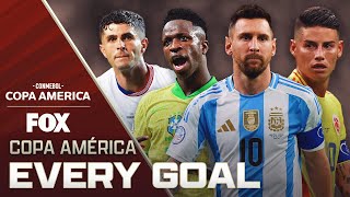 2024 Copa América Every goal from the Entire Tournament  FOX Soccer [upl. by Cibis828]