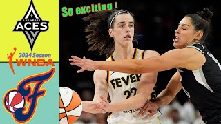 Las Vegas Aces vs Indiana Fever FULL GAME Highlights  Womens basketball  WNBA 2024 Season  WNBA [upl. by Dippold944]