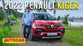 2022 Renault Kiger review  A Good Increment  First Drive  Autocar India [upl. by Elbag]