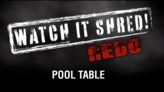 SSIs Shred of the Month  Pool Table REDO P [upl. by Lindsley]