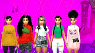 Sims 4 PRE TEEN SIM  CC LINKS [upl. by Su]