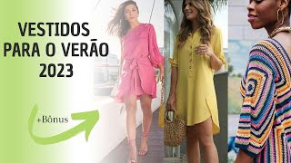 58 VESTIDOS PARA O VERÃO 2023  Tendências de modelos  BÔNUS [upl. by Wulf113]