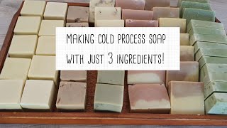 Making Soap with Only 3 Ingredients [upl. by Norehc]