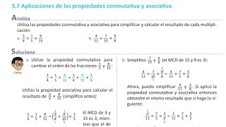 37 Aplicaciones de las propiedades conmutativa y asociativa [upl. by Lotty545]