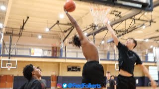 HIT Hoops Intensity Training open run Next level high school basketball players show their stuff [upl. by Andros]