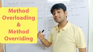 Method Overloading And Method Overriding  JAVA  Hindi [upl. by Abbotsun]