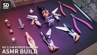 HG 1144 건담 더블오 큐리오스 ASMR 빠른조립  Gundam OO kyrios asmr build [upl. by Atinnek]