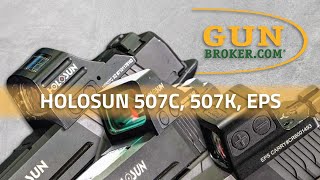 What you need to know about the Holosun 507K Holosun 507C amp Holosun EPS Carry  holosun [upl. by Aleras]