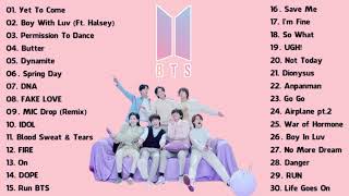 BTS PLAYLIST  BEST SONG ALL TIME OF BTS [upl. by Eeznyl]