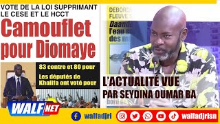 Rejet du projet de loi supprimant le CESE et le HCCT  Jangat de Seydina Oumar Ba [upl. by Yerg]