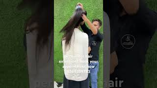 permanent hair extensions hair colour hair treatment [upl. by Poler]