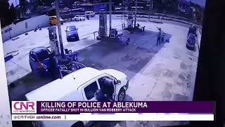 Killing of Police at Ablekuma Officer fatally shot in bullion van robbery attack [upl. by Atirahc]