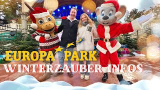 EuropaPark  Winterzauber ALLE Infos 2023 [upl. by Ailliw]