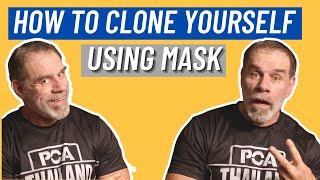 How to clone yourself with Mask Corel VideoStudio 2022 [upl. by Anaig692]