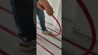 Floor Heating Pipe Laying Process [upl. by Gaylor776]