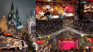 What to do at a German Christmas market in Cologne 2023  Weihnachtsmarkt Köln 2023🎄 [upl. by Reinke]