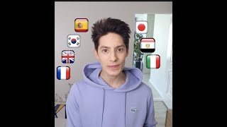 7개 국어  인간 번역기ㅋ🇫🇷🇬🇧🇰🇷🇯🇵🇪🇸🇪🇬🇮🇹 [upl. by Matazzoni]